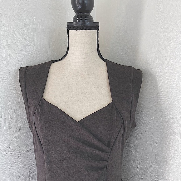 Forever 21 Sleeveless Dark Gray Dress. Sz L. - Picture 7 of 10